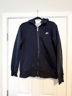 Nike full zip hoodie y2k sweatshirt.